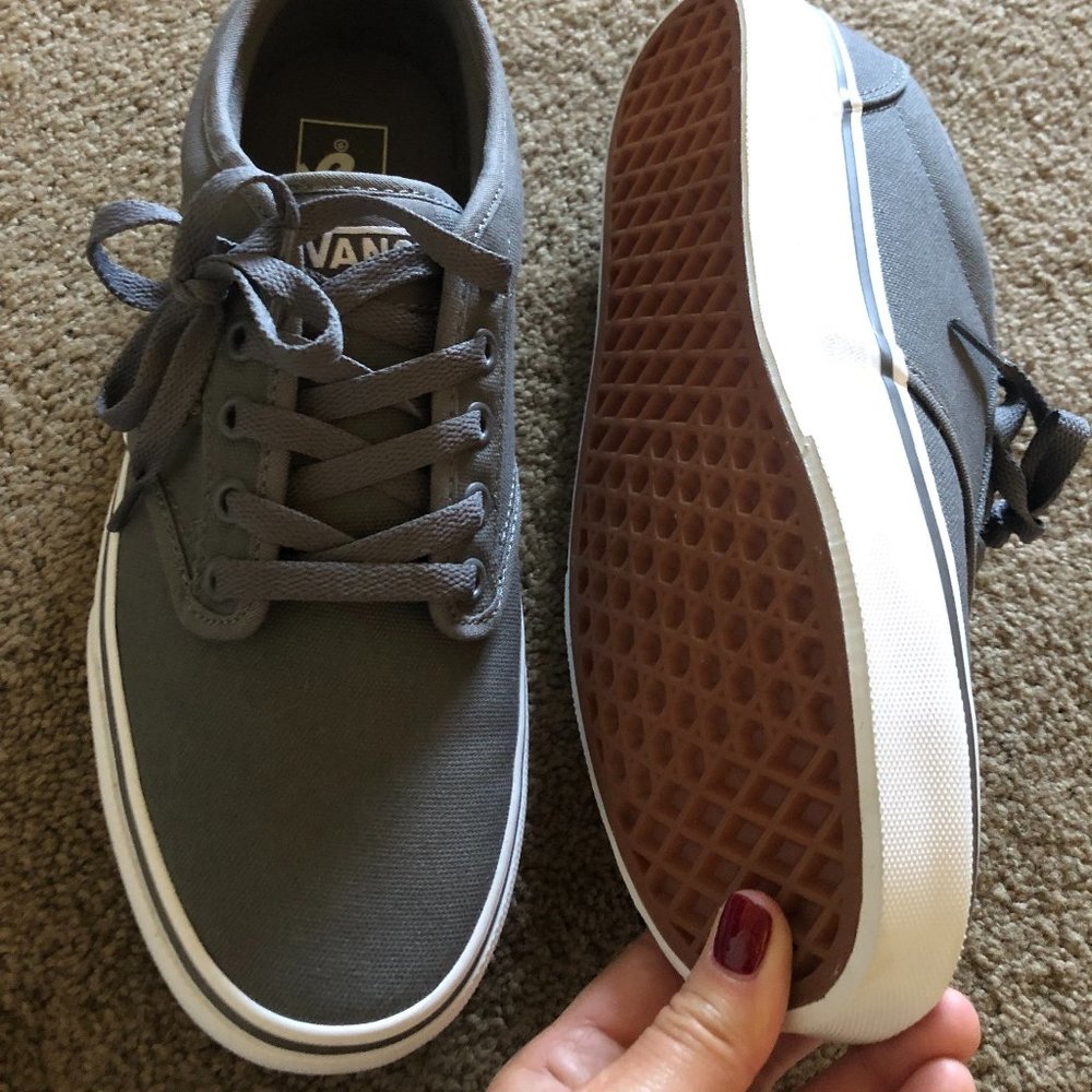 Vans, size 8, gray
